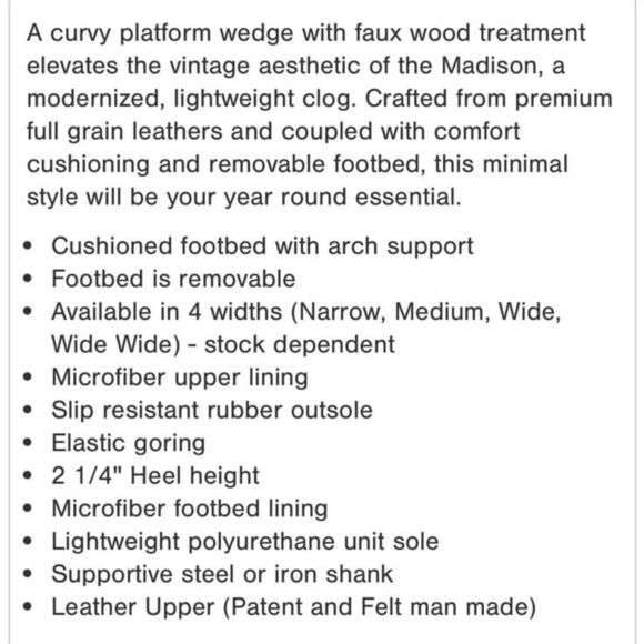 SoftWalk Madison Leather Wedge Clogs Navy Blue - Picture 2 of 10